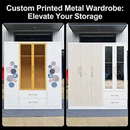 Armaris de metall impresos personalitzats: combinació de ...
