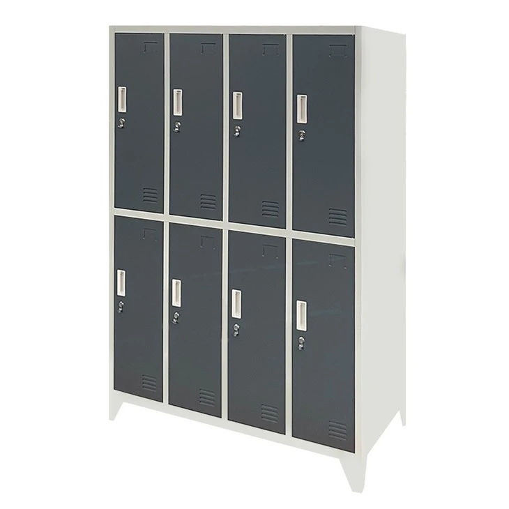 8 Doors Steel Locker With Hanging Rod