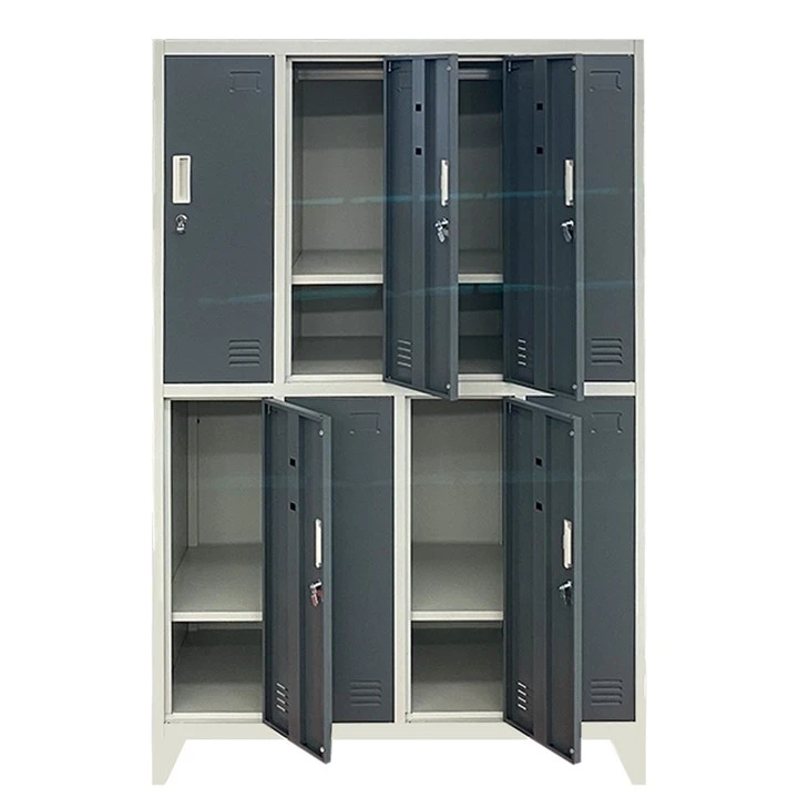 8 Doors Steel Locker With Hanging Rod